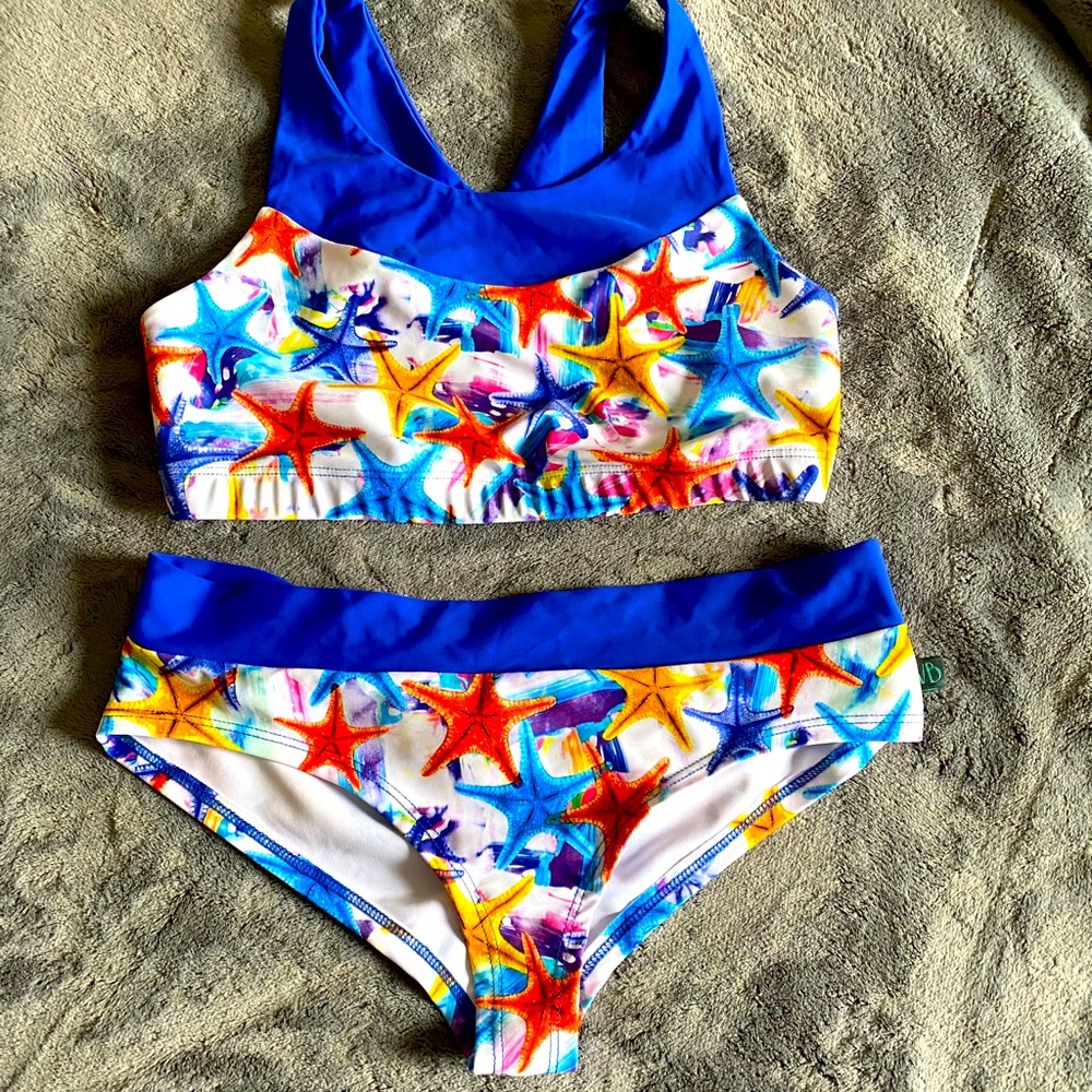 Starfish Pole Dancewear Set top and bottom